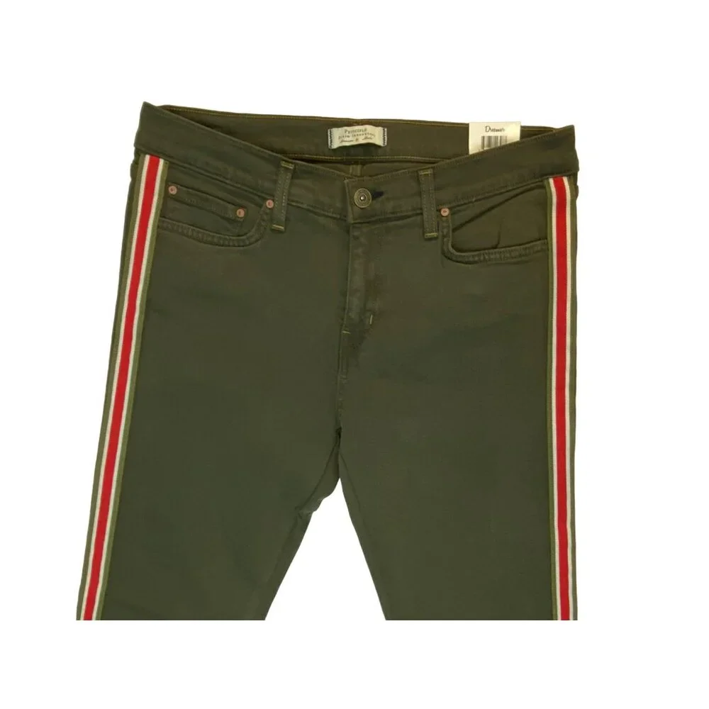 Principle Jeans NWT! 32 Mid Rise Skinny Dreamer Jackpot Olive Green $166 MSRP! - Picture 7 of 11